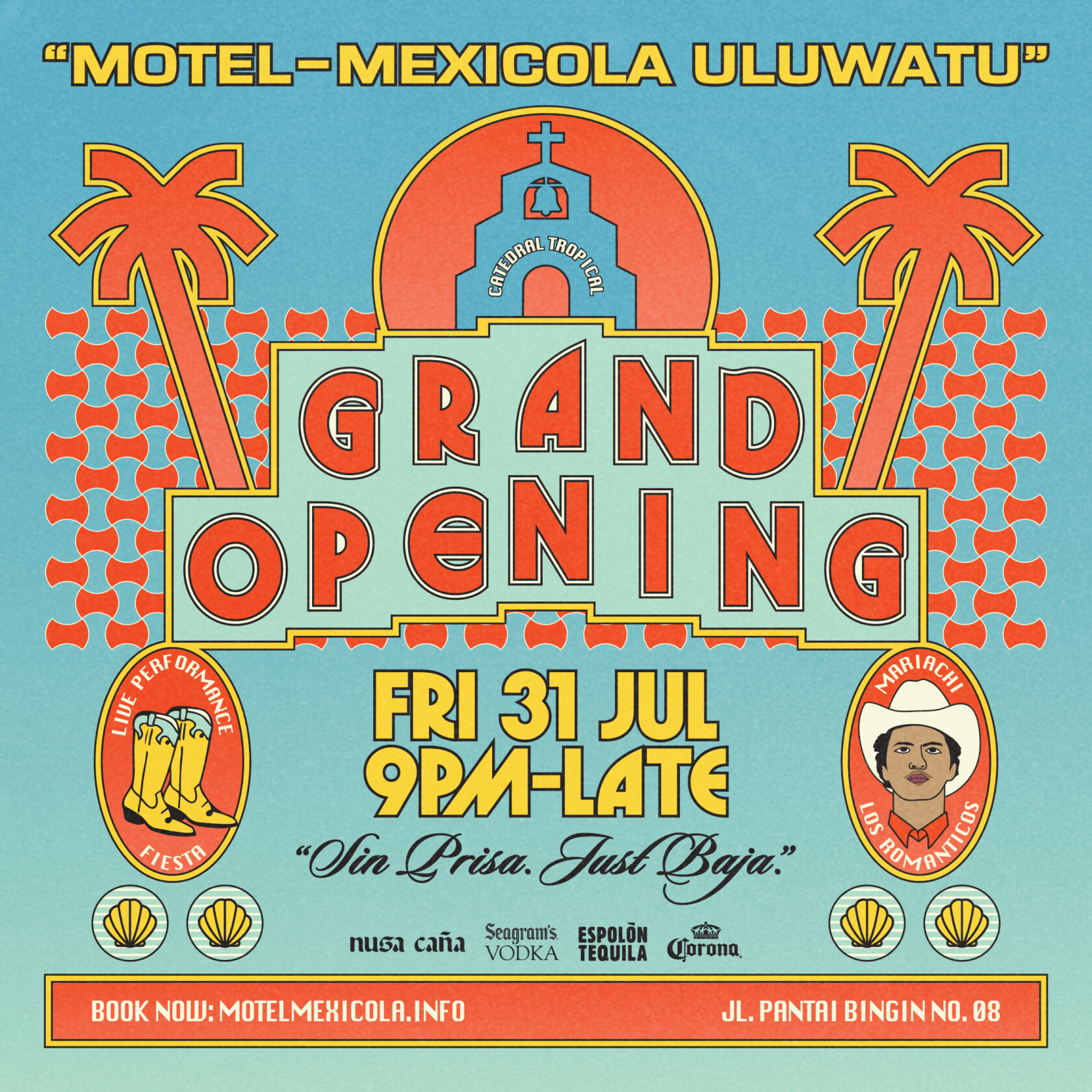 MOTEL MEXICOLA ULUWATU GRAND OPENING