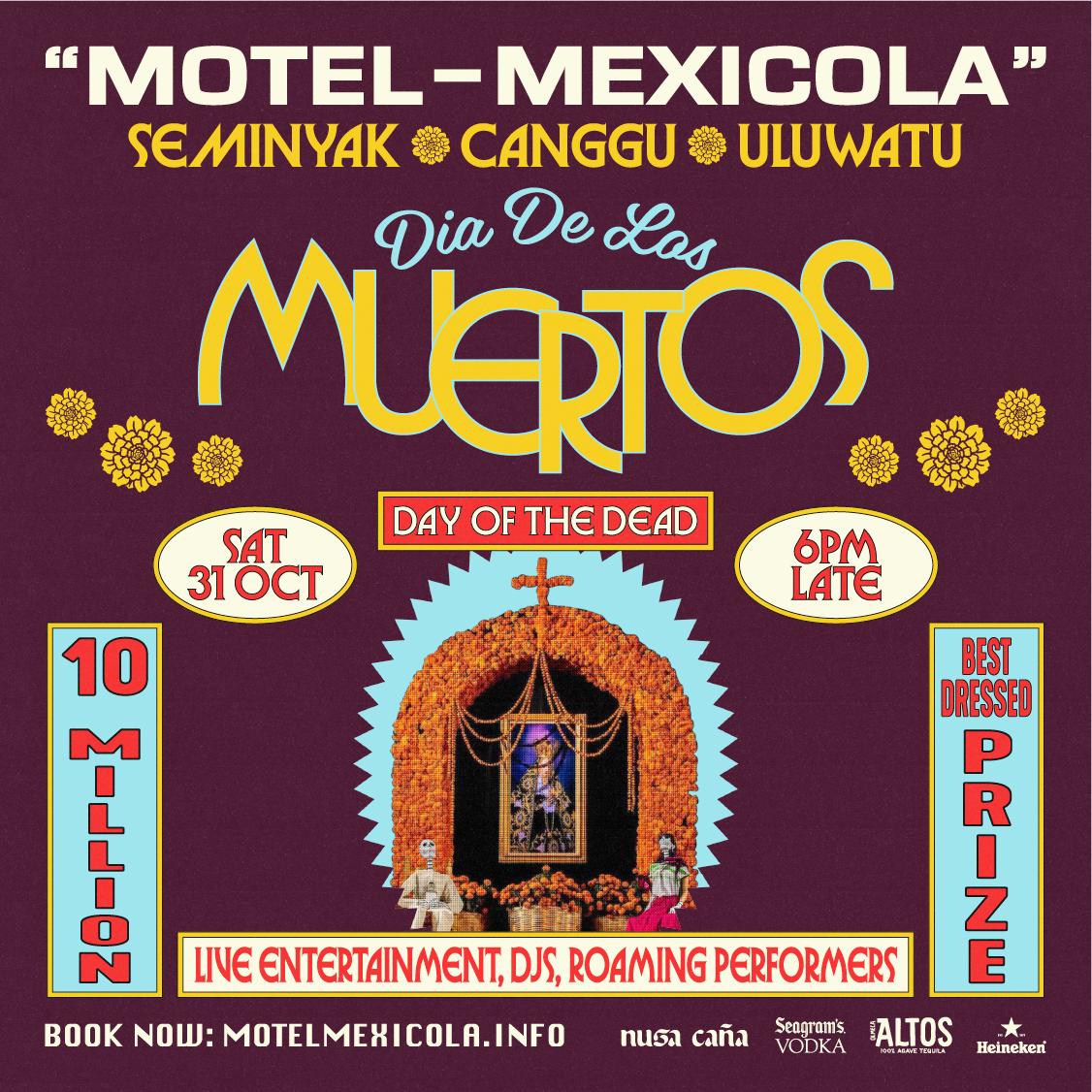MOTEL MEXICOLA DÍA DE LOS MUERTOS⁠
